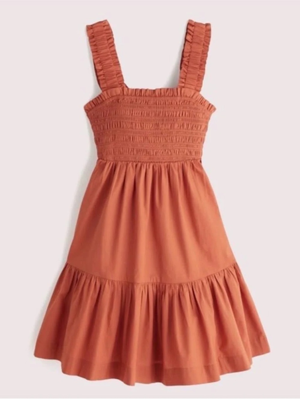 Abercrombie & Fitch Rust Orange Smocked Sundress for Girls